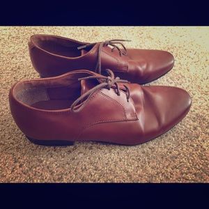 H&M Size 9 Brown Leather Shoes